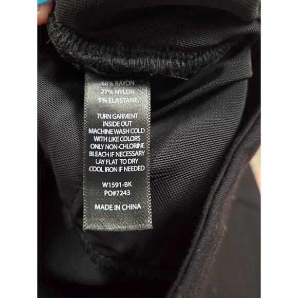 Betabrand Power Down Pant Skinny Solid Black Medium Petite NEW - Picture 4 of 5